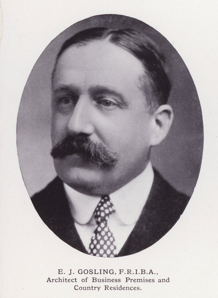 Prominent Men of London: EJ Gosling (s/hv-bilde) av English Photographer