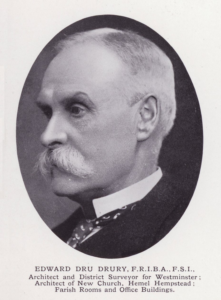 Prominent Men of London: Edward Dru Drury (s/hv-bilde) av English Photographer