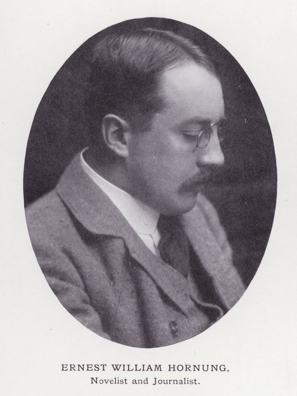 Prominente menn fra London: Ernest William Hornung (s/hvitt-bilde) av English Photographer