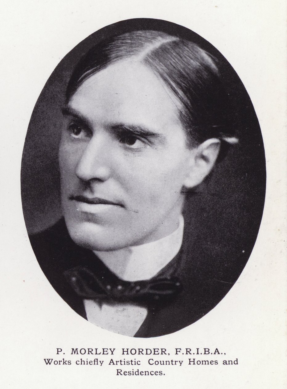 Prominent Men of London: P Morley Horder (s/hv-bilde) av English Photographer
