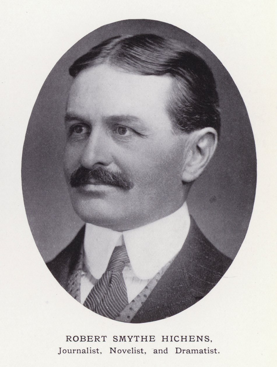 Prominente menn fra London: Robert Smythe Hichens (s/hvitt-bilde) av English Photographer