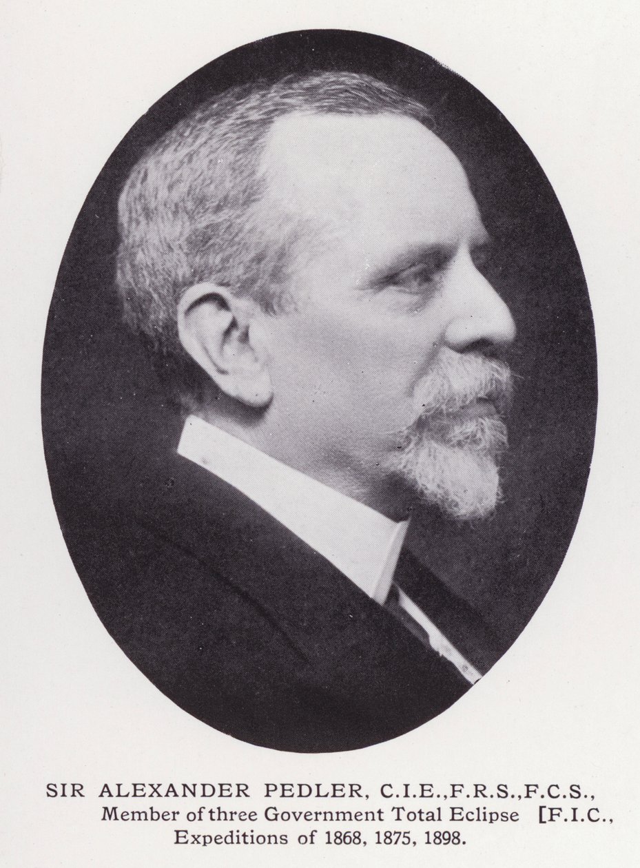 Prominente menn fra London: Sir Alexander Pedler (s/hvitt-bilde) av English Photographer