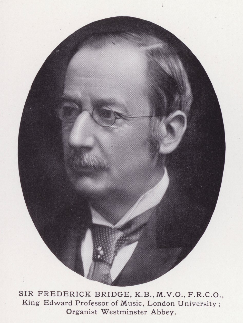 Prominent Men of London: Sir Frederick Bridge (s/hv-bilde) av English Photographer