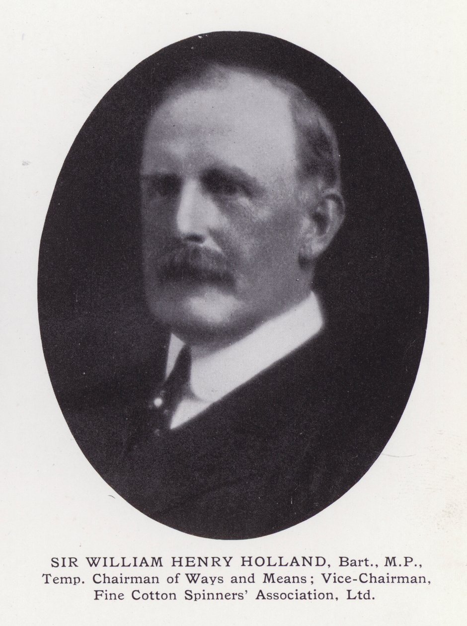Prominente menn fra London: Sir William Henry Holland (s/hvitt-bilde) av English Photographer