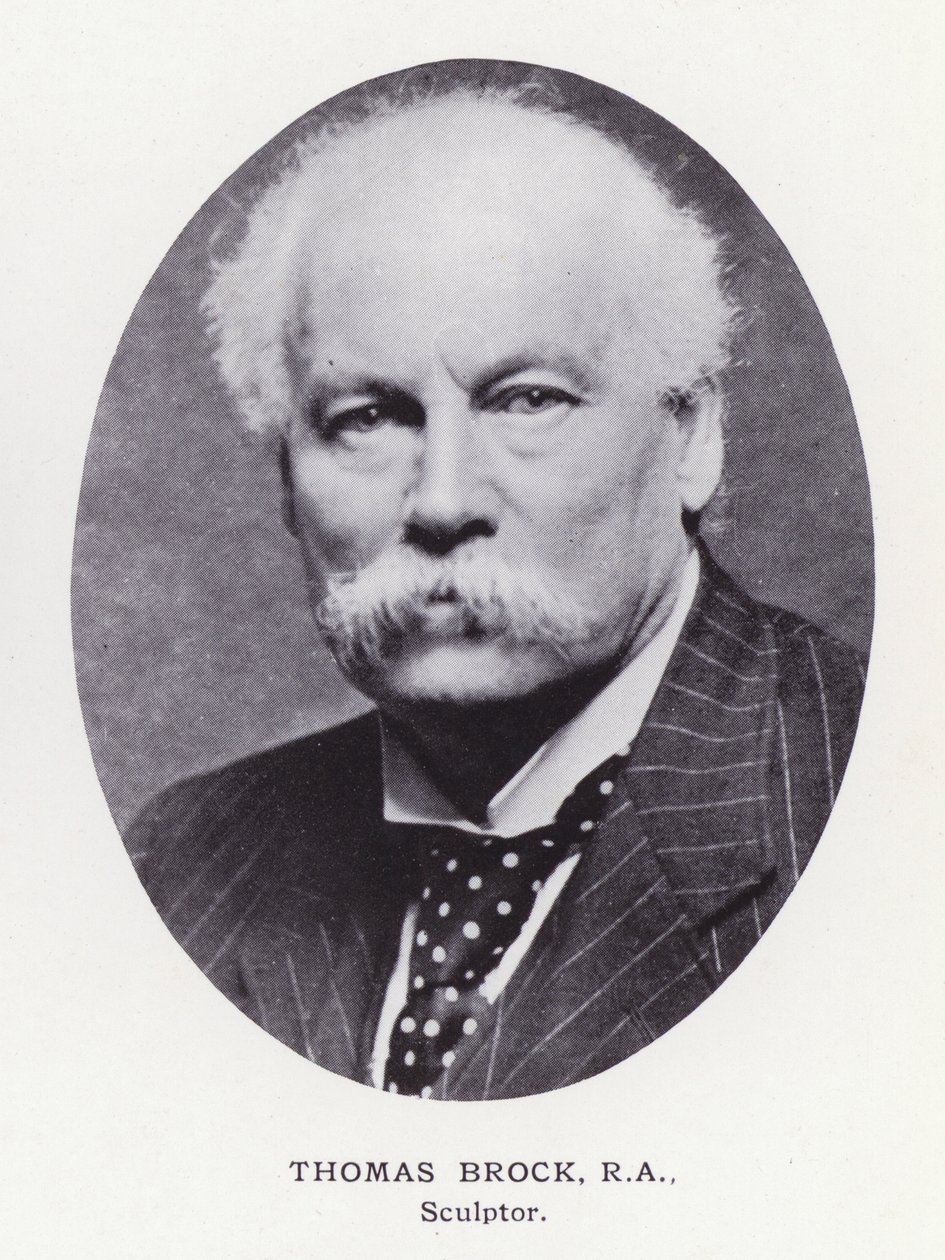 Prominent Men of London: Thomas Brock (s/hv-bilde) av English Photographer