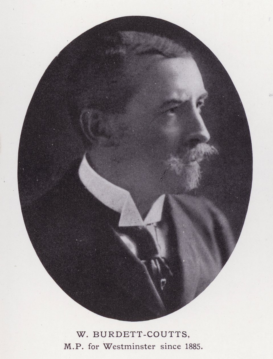 Prominent Men of London: W Burdett-Coutts (s/hvitt-bilde) av English Photographer