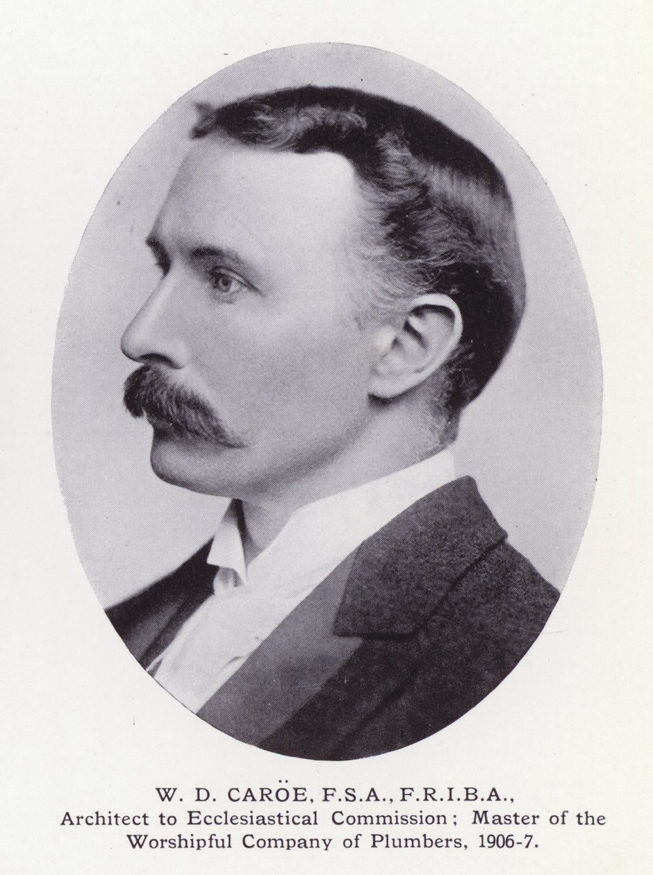 Prominent Men of London: WD Caroe (s/hv-bilde) av English Photographer