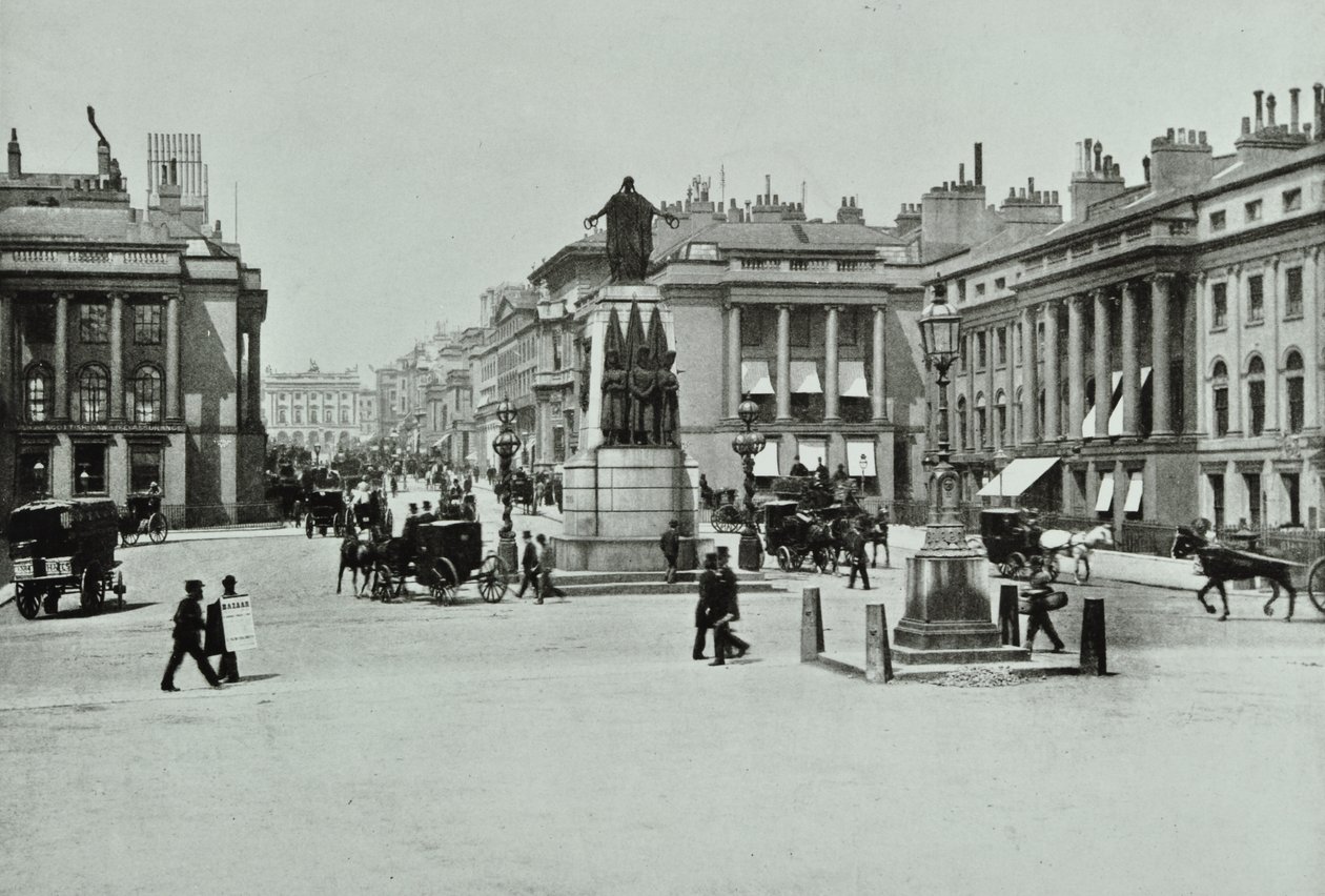 Regent Street, Westminster LB: Waterloo Place ser til Regent Street, 1896 av English Photographer
