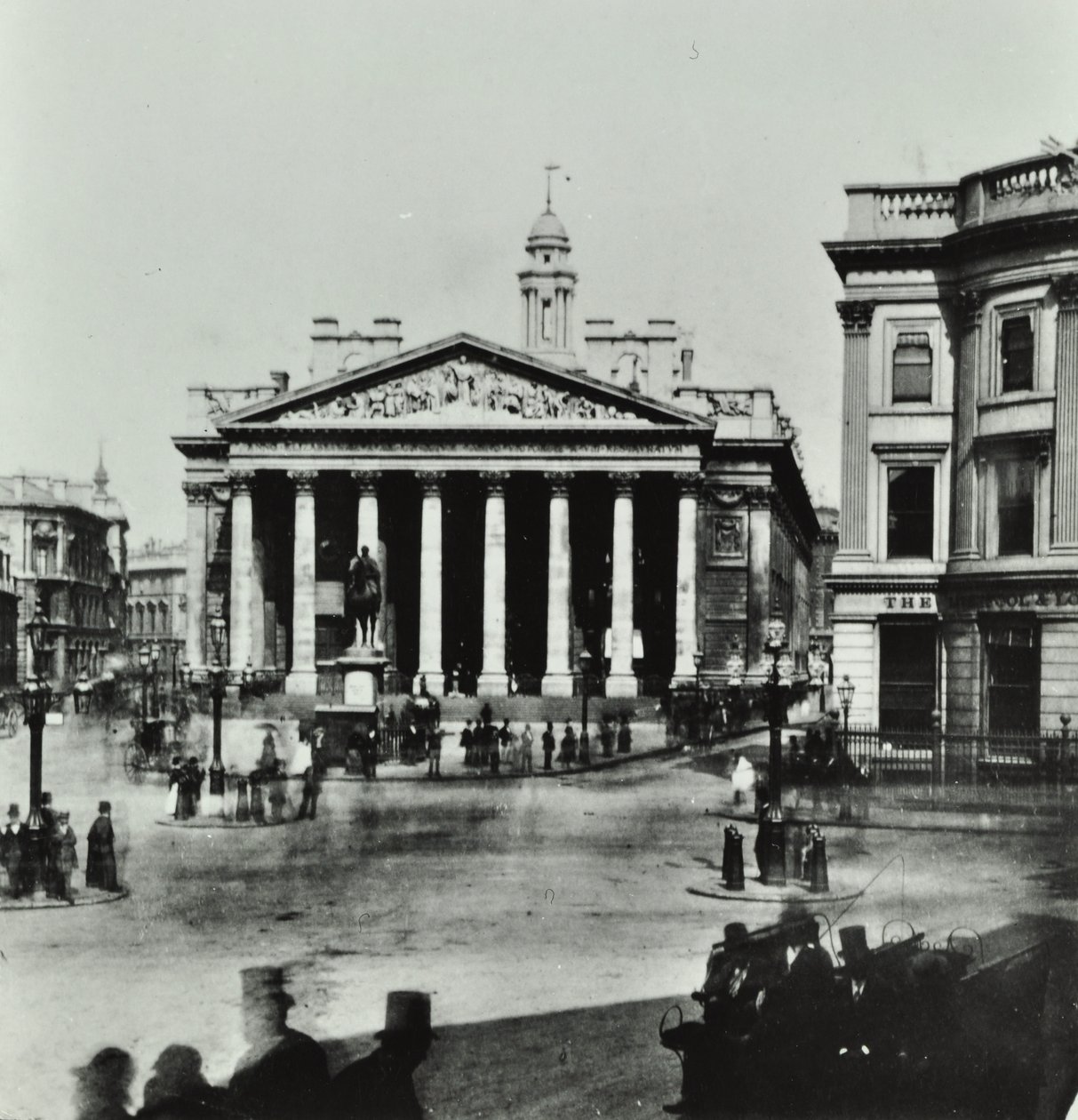 Royal Exchange, Threadneedle Street, City of London, 1880 av English Photographer