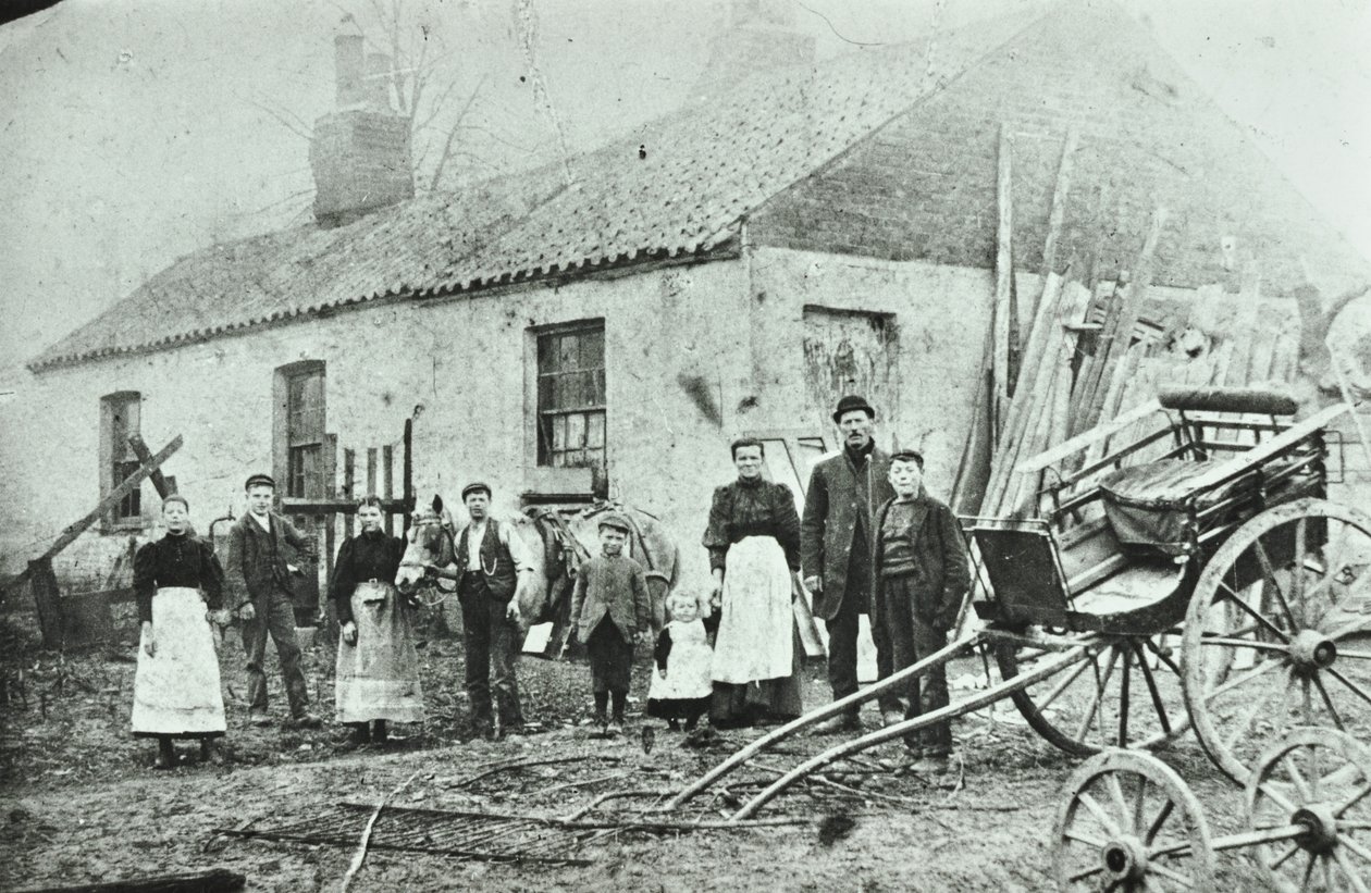 Saint Gothard Road: gårdshytter, 1880 av English Photographer