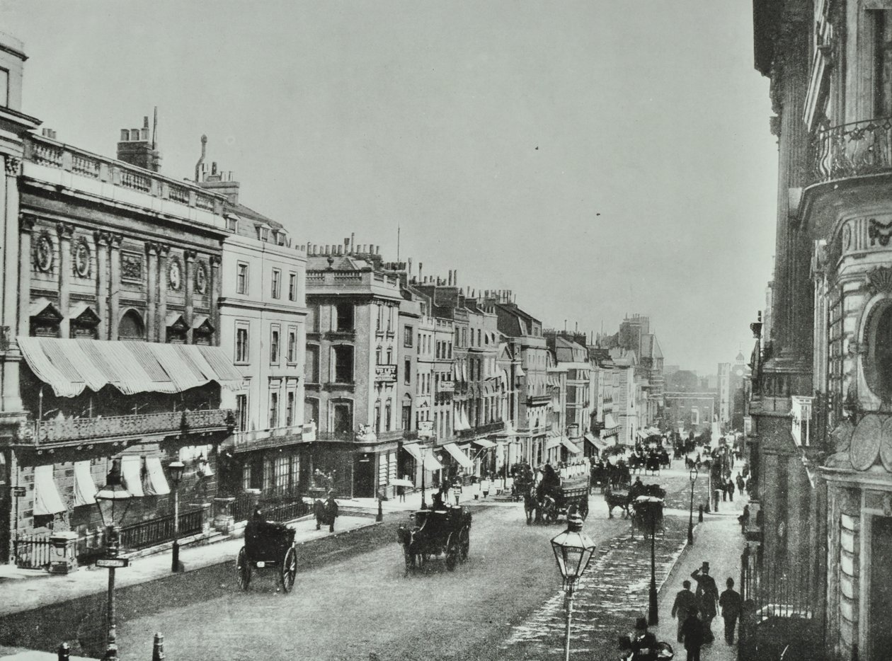 Saint Jamess Street, Westminster LB: ser sørover, 1896 av English Photographer