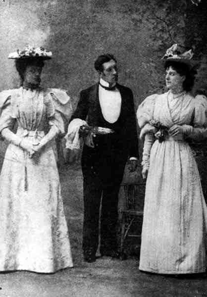 Scene fra en forestilling av The Importance of Being Earnest, av Oscar Wilde (1854-1900) på St. James