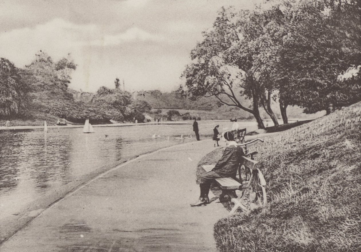 Sefton Park, Liverpool (s/hvitt bilde) av English Photographer