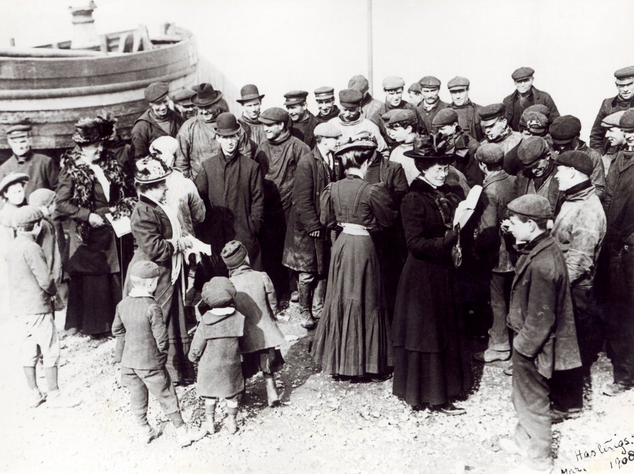Suffragettes i Hastings, 1908 av English Photographer