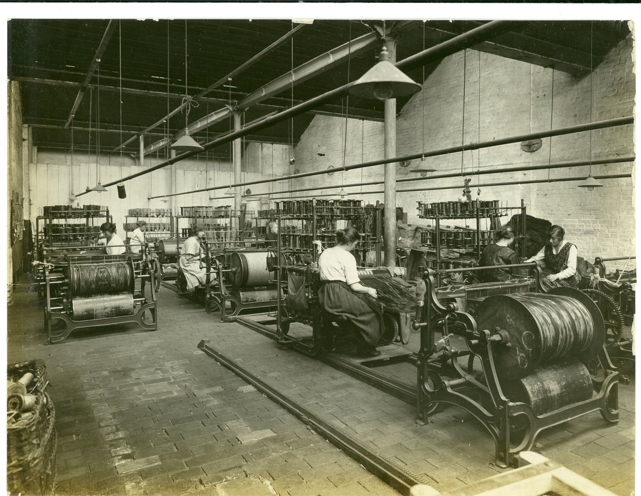 Tapetinnstilling, Hughes fabrikk nr. 2, 1923 av English Photographer