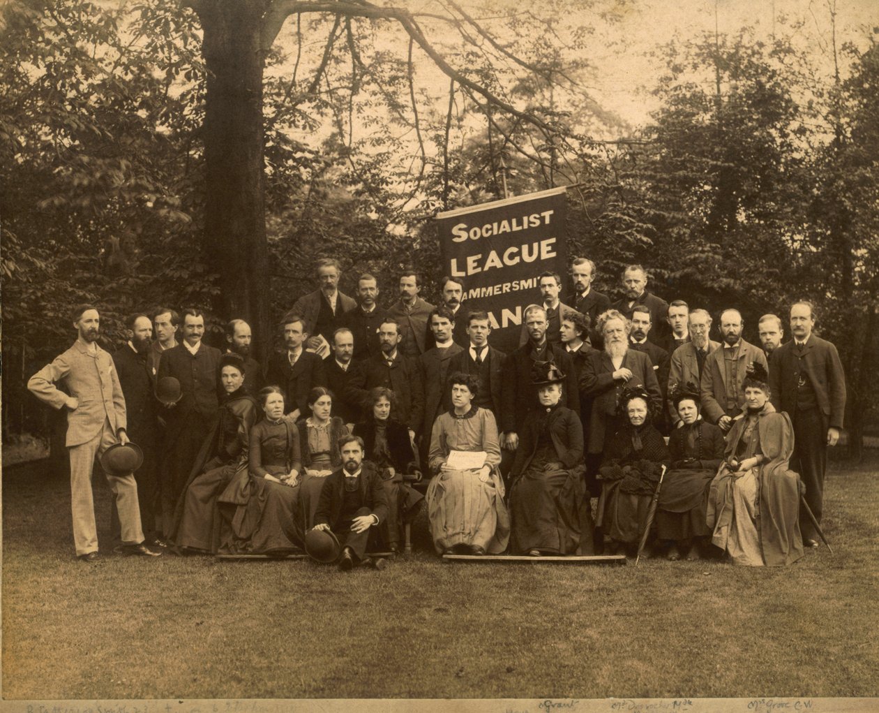 Hammersmith-grenen av Socialist League av English Photographer
