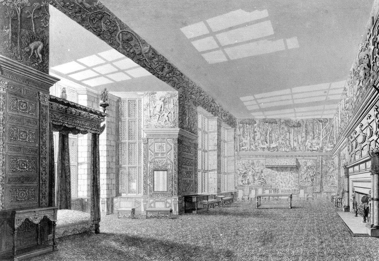 The High Great Chamber, Hardwick Hall av English Photographer