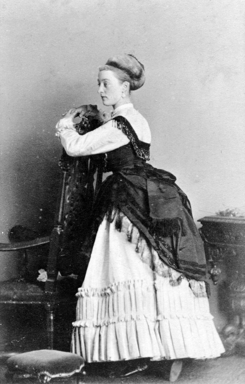 The Marchioness of Hastings, ca. 1860-70-tallet av English Photographer