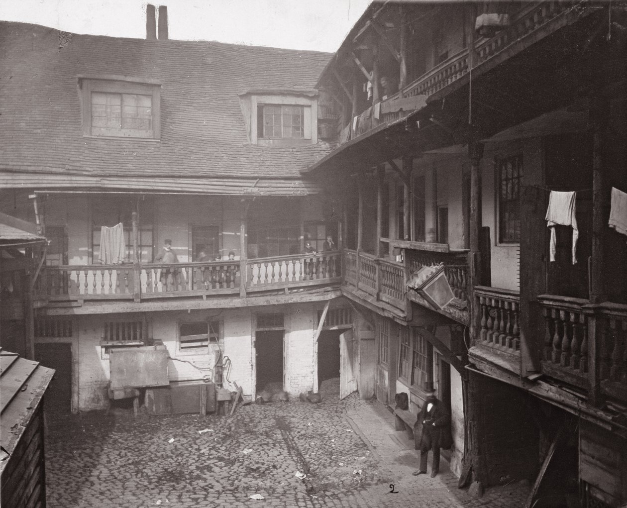 The Oxford Arms in Warwick Lane, 1875, fra Historic London Buildings av Alfred und John Bool (f.1850-1900) og Henry Dixon (1820-92) av English Photographer