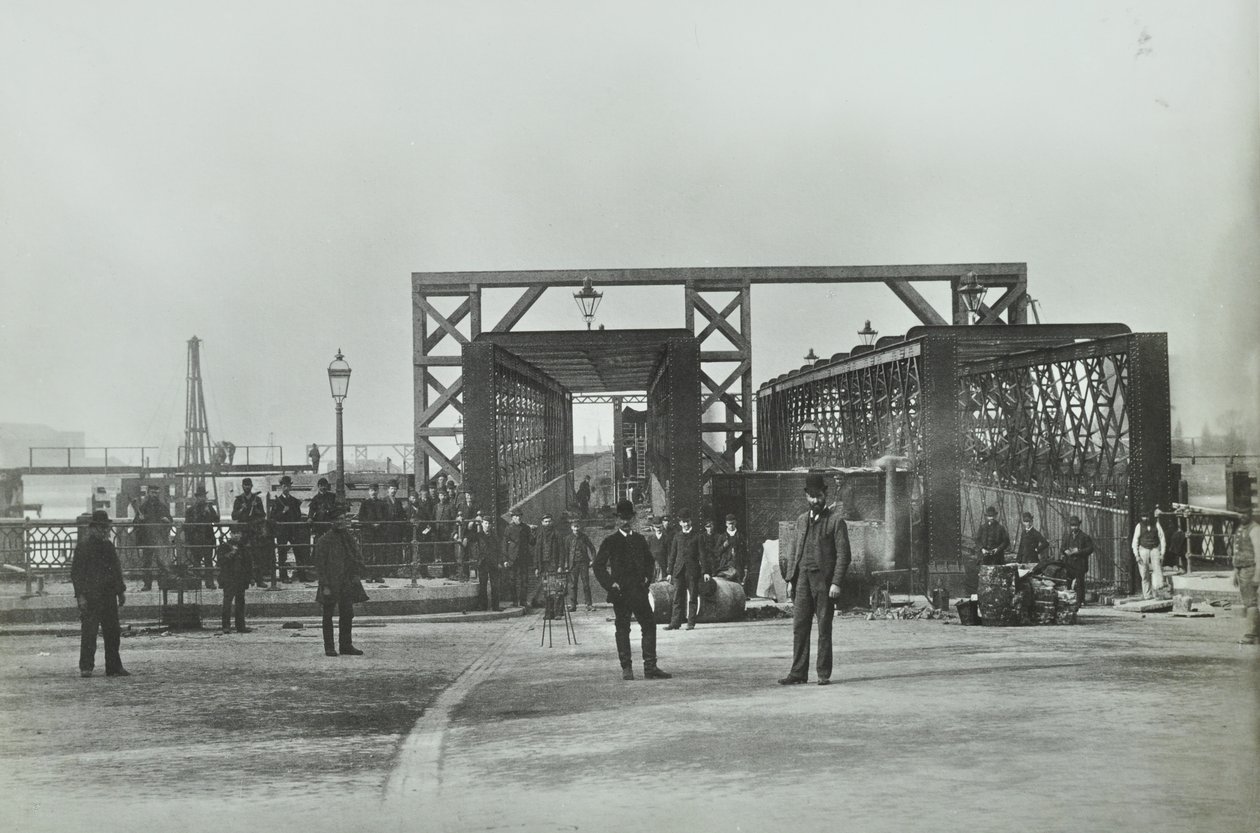 Utsikt over Woolwich Ferry, 1889 av English Photographer