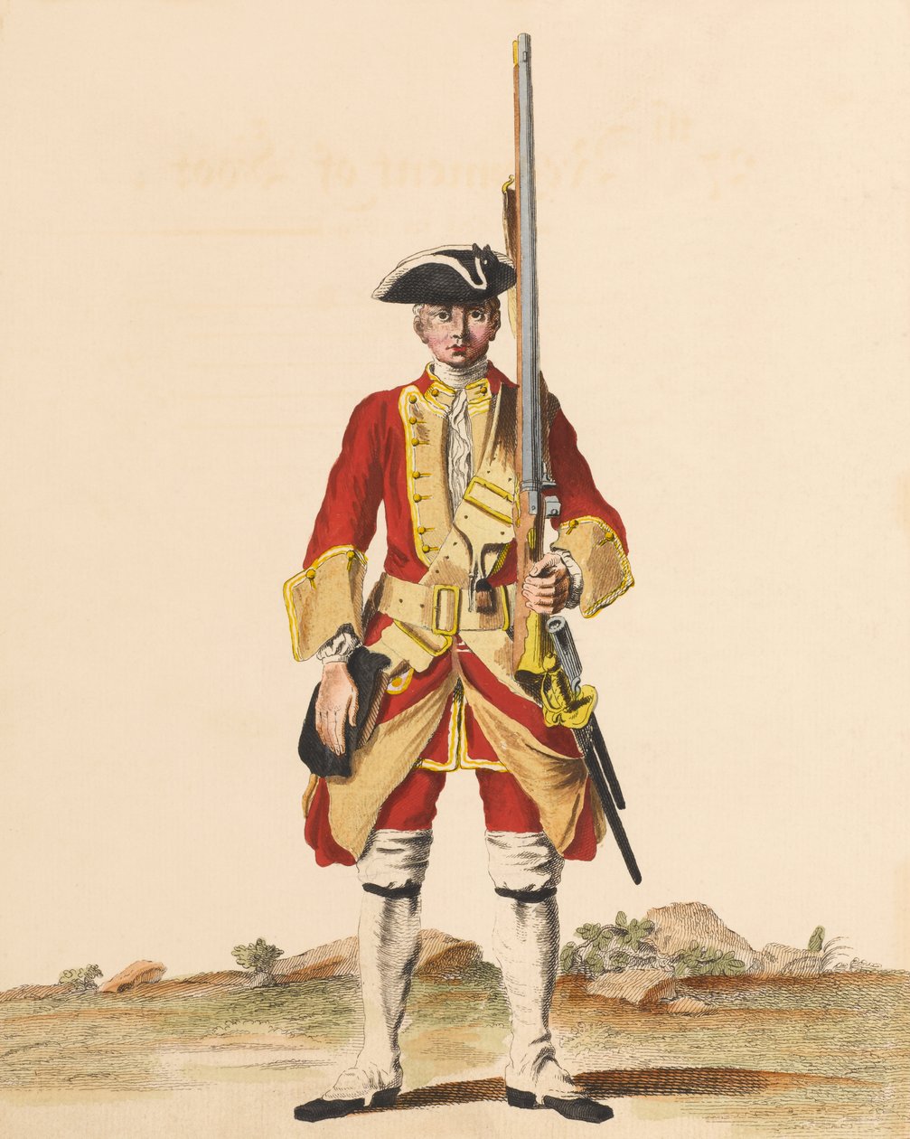 ?27th Regiment of Foot?, 1742 ca av English School
