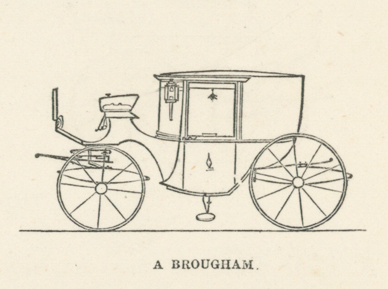 En Brougham (gravering) av English School