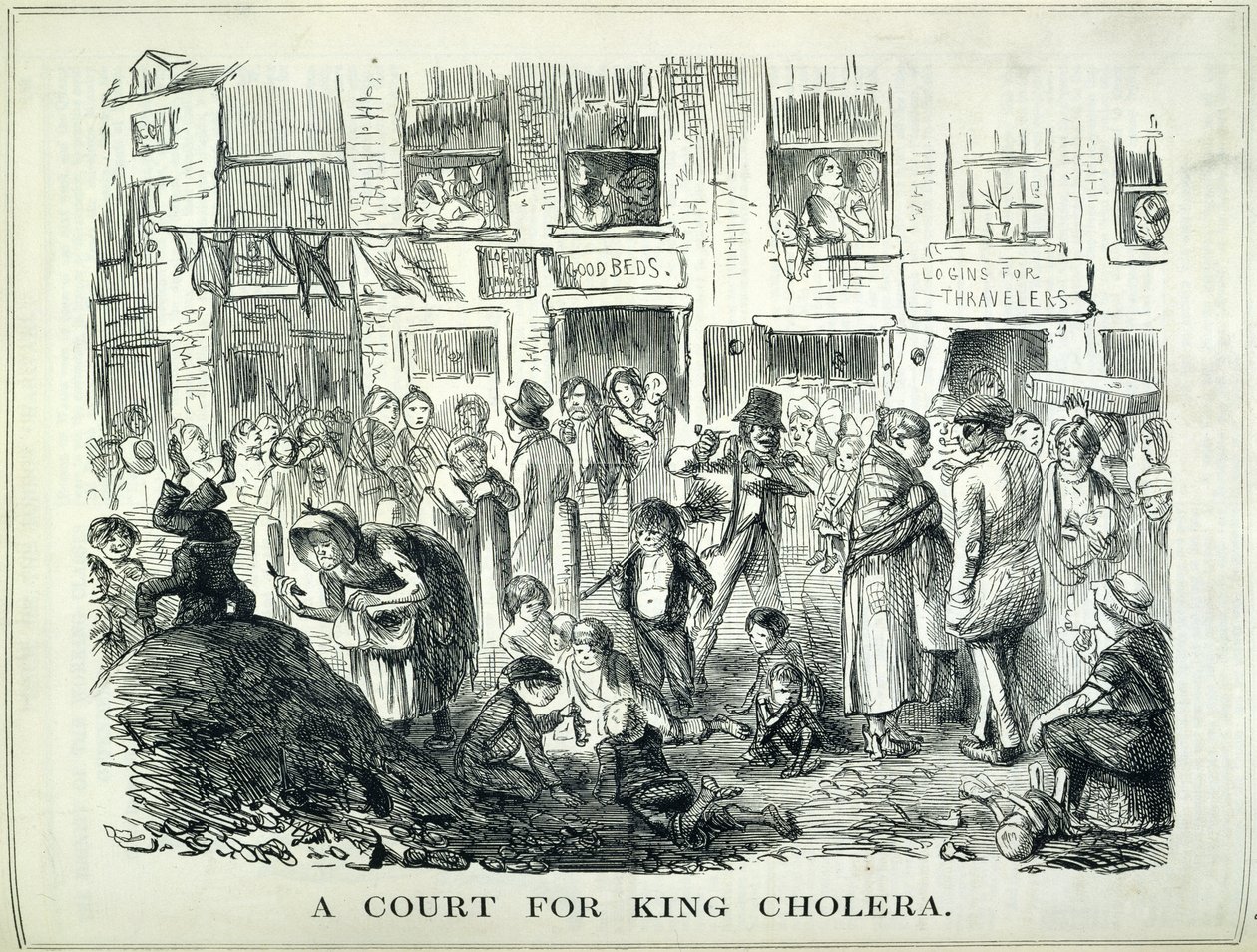 A Court for King Cholera, illustrasjon fra 