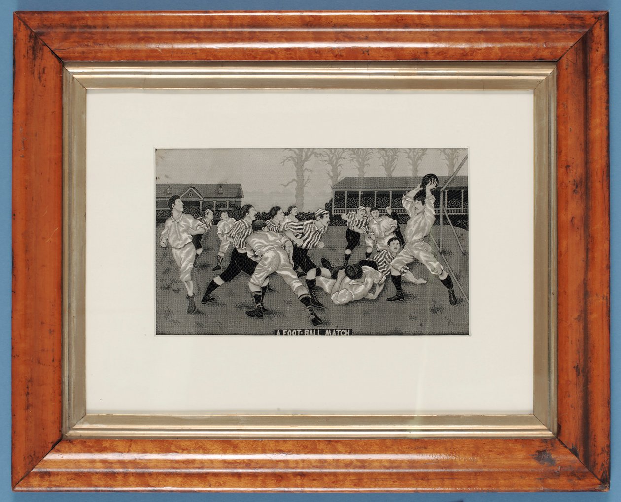 En fotballkamp (bw litografi) av English School
