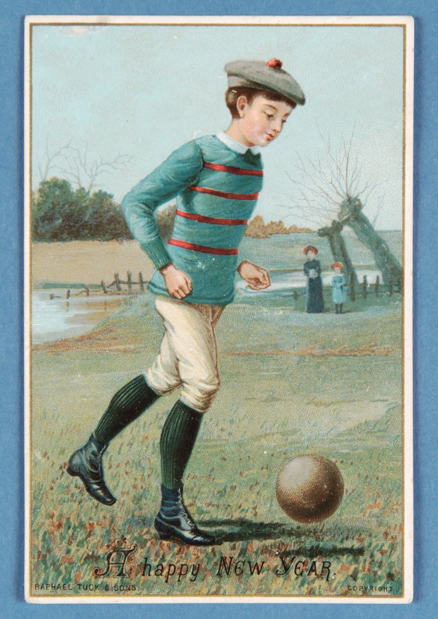 Godt nytt år, ca. 1890-tallet av English School