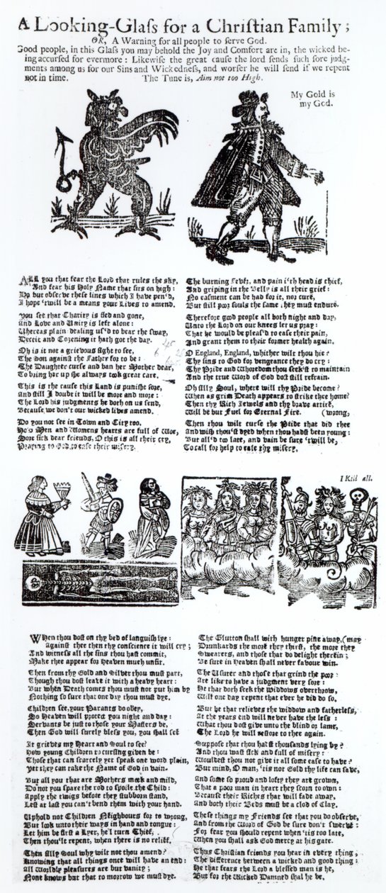 Et utseende for en kristen familie, ca. 1665 av English School