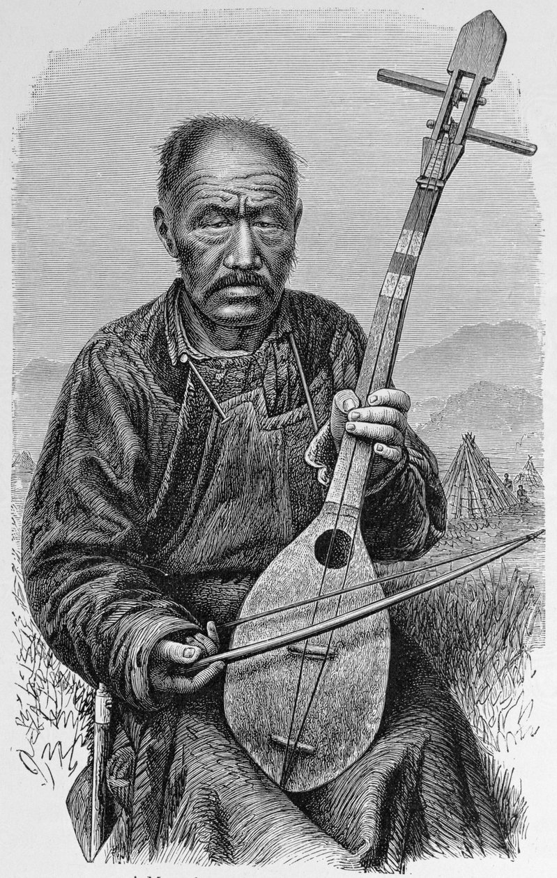 En mongolsk musiker, fra 