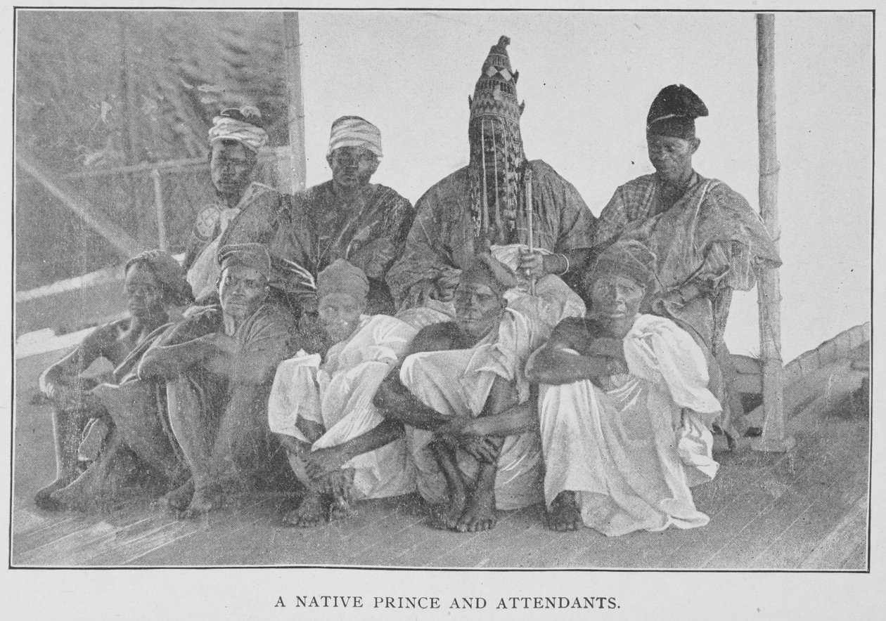 A Native Prince and Attendants, illustrasjon fra 