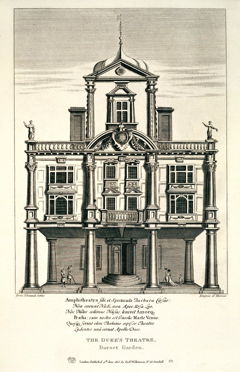 En scene fra keiserinne av Marokko av Elkanah Settle, 1813 av English School