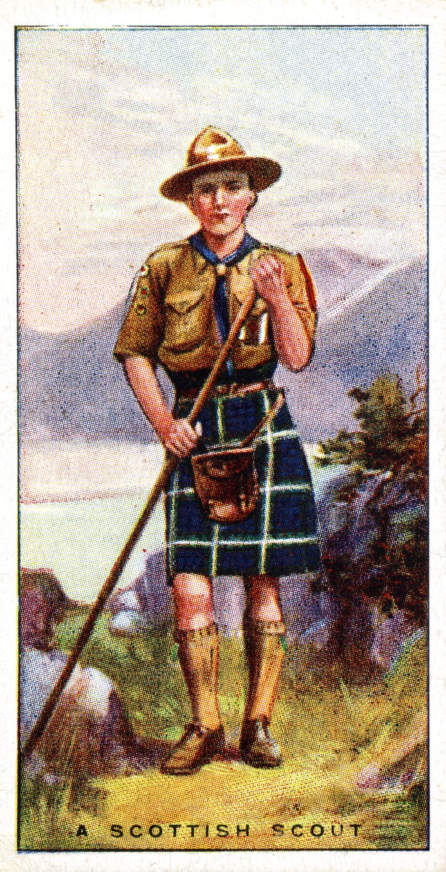 En skotsk speider, 1929 av English School