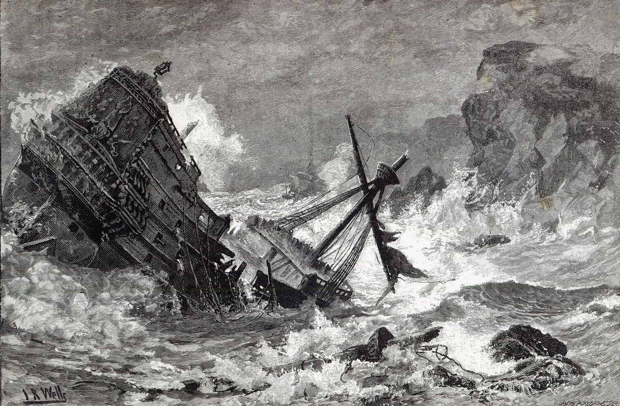 En septemberstorm, 1588, fra 