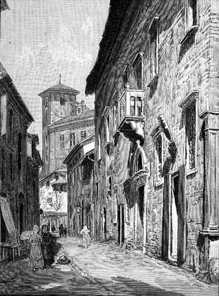 A Street in Ravenna, Italia, fra 