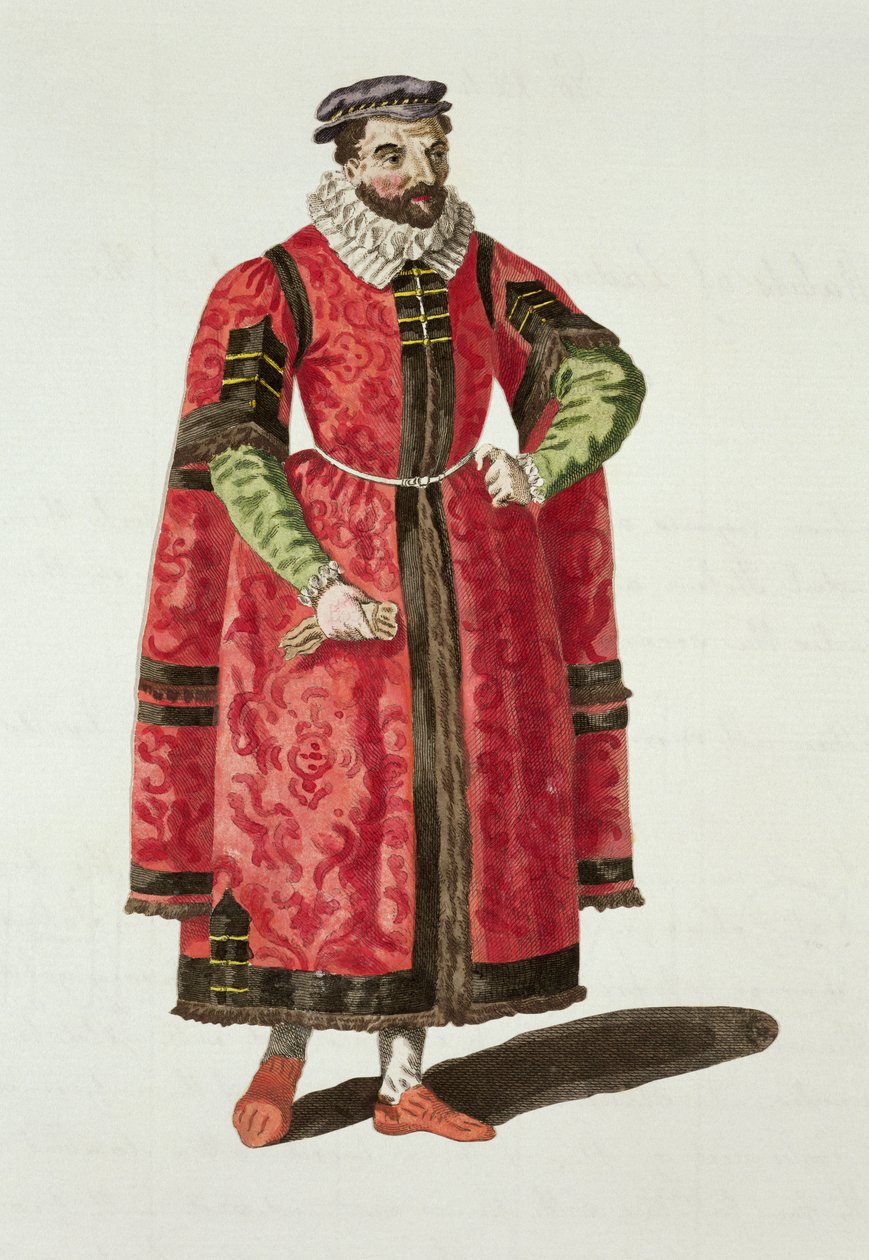 En velstående kjøpmann i London i 1588 av English School