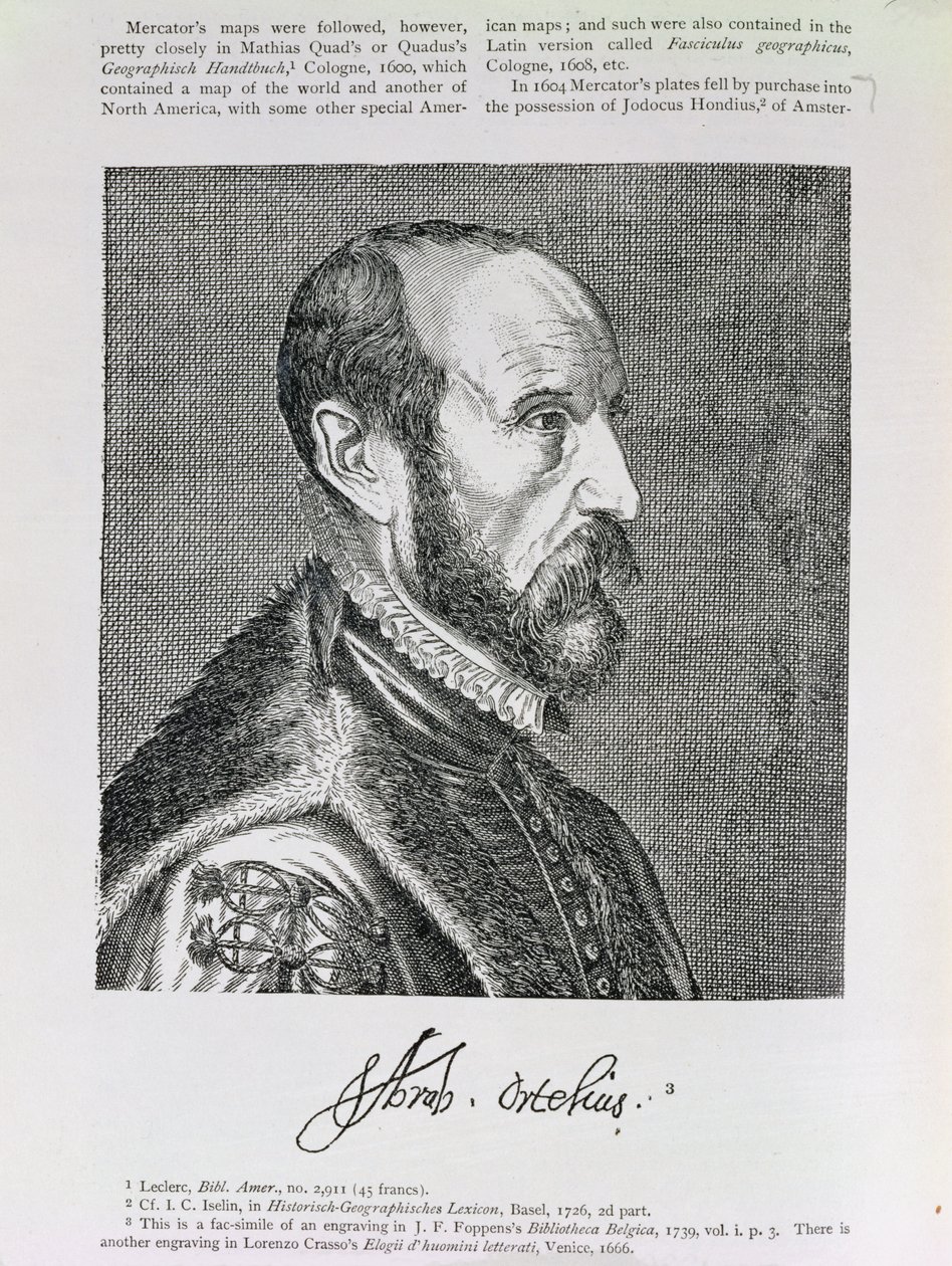 Abraham Ortelius (1527-98) illustrasjon fra bind IV av 