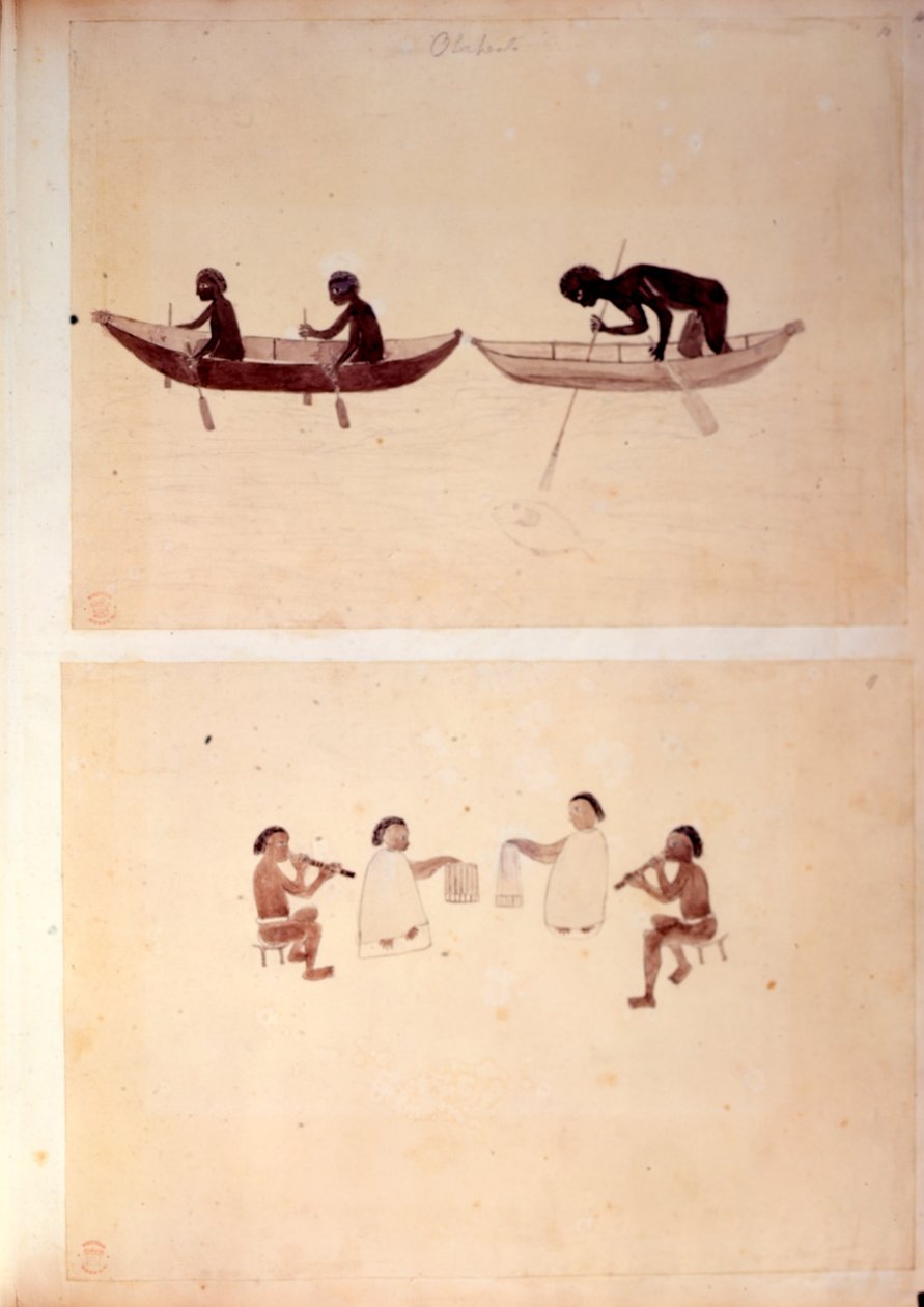 Add.15508 fol.10 Aborigines fishing, fra 