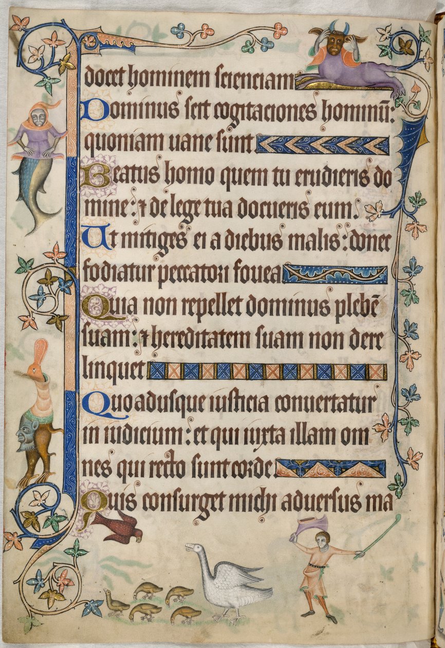 Legge til. 42130, f.169v, Salme 93, Gjess med gåsunger, fra 