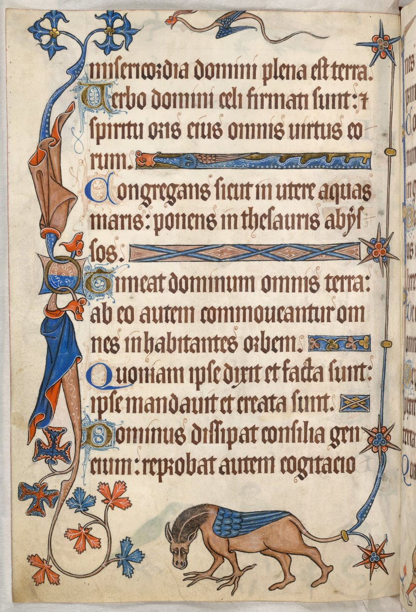 Legge til. 42130, f.61v, Salme 32, bevinget hest, fra 