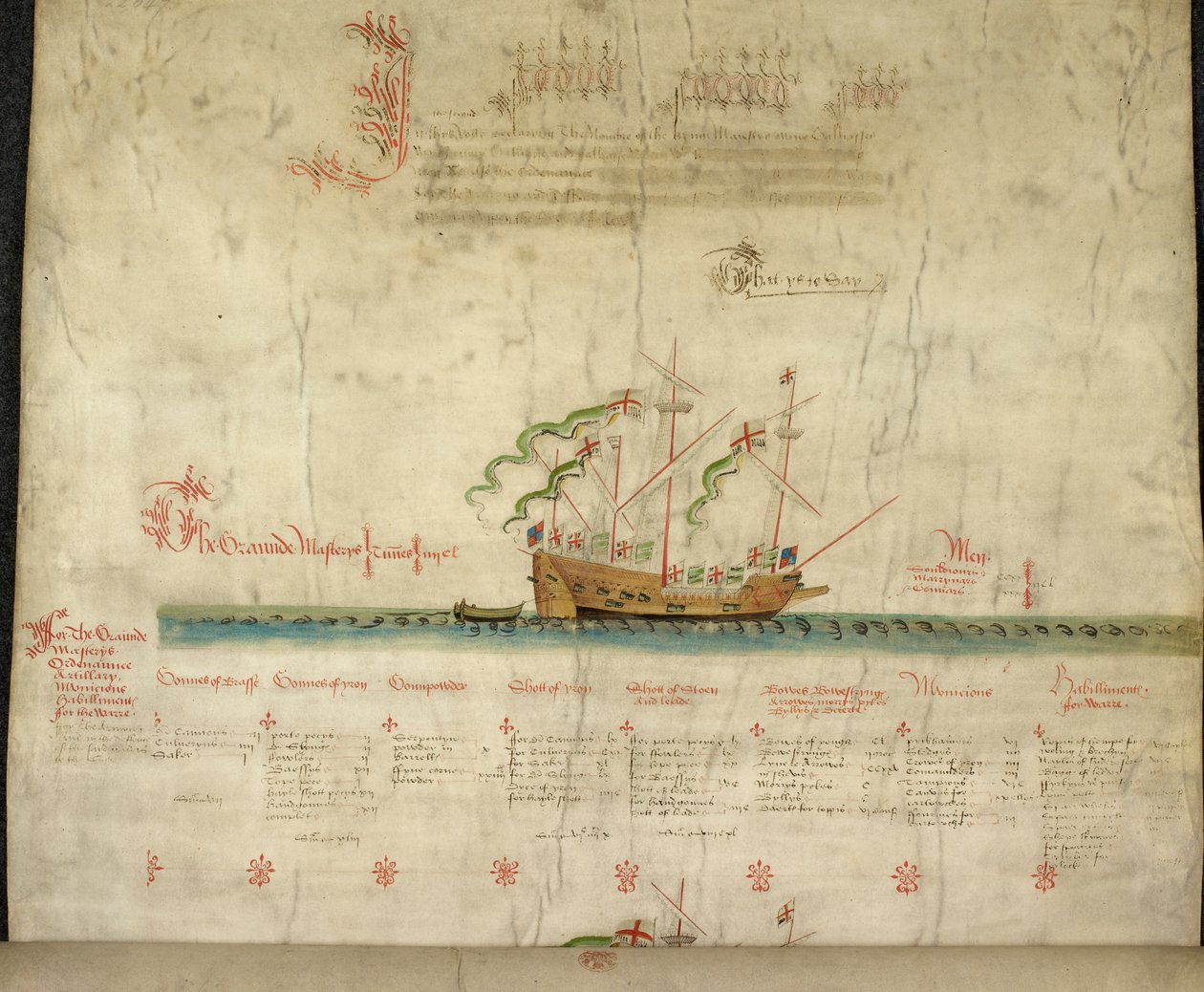 Legg til MS 22047 Galleasen The Graunde Masterys, fra 
