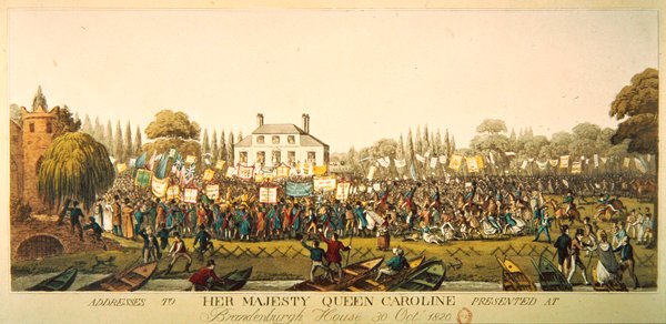 Adresser til Hennes Majestet Dronning Caroline presentert i Brandenburgh House 30. oktober 1820 av English School