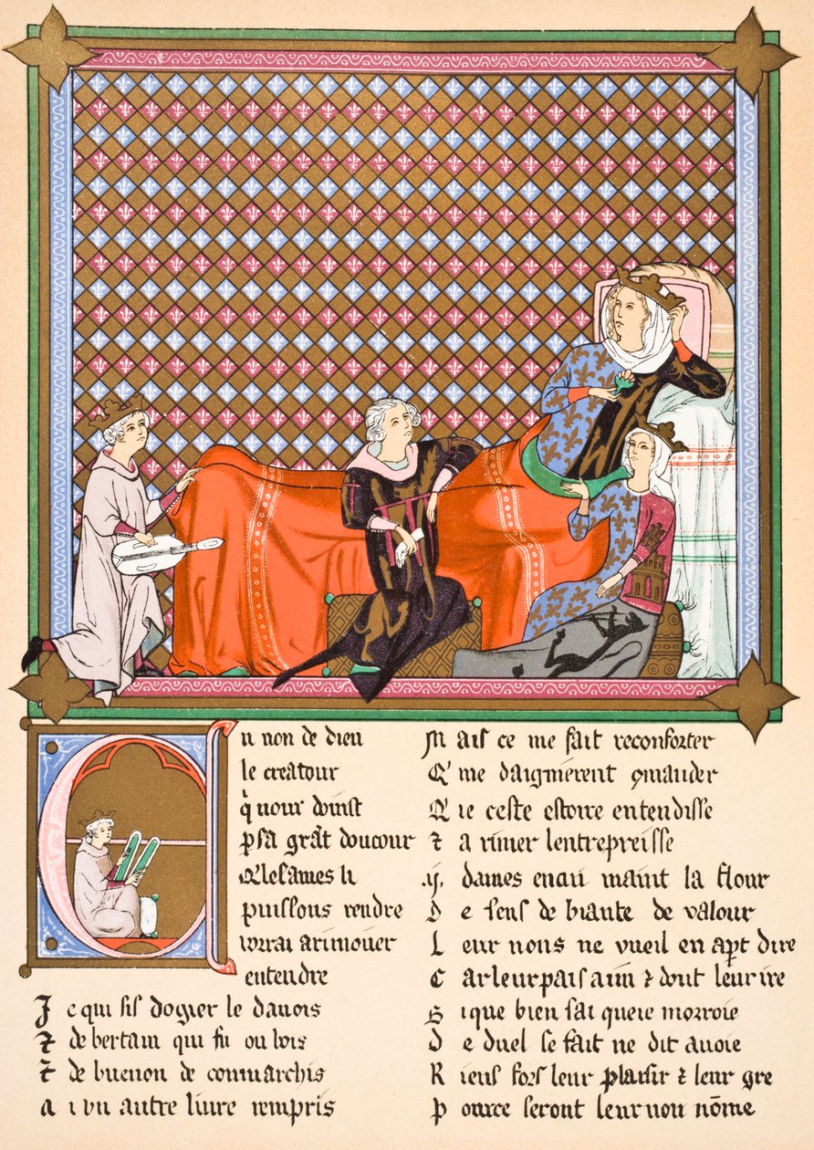 Adenez, kongen av minstrelene, 1878 av English School