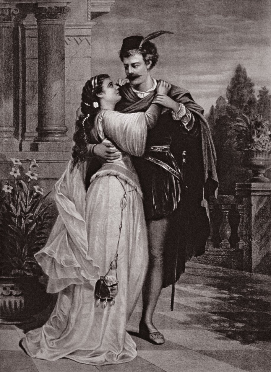 Annonse for Romeo og Julie, i operahuset av English School