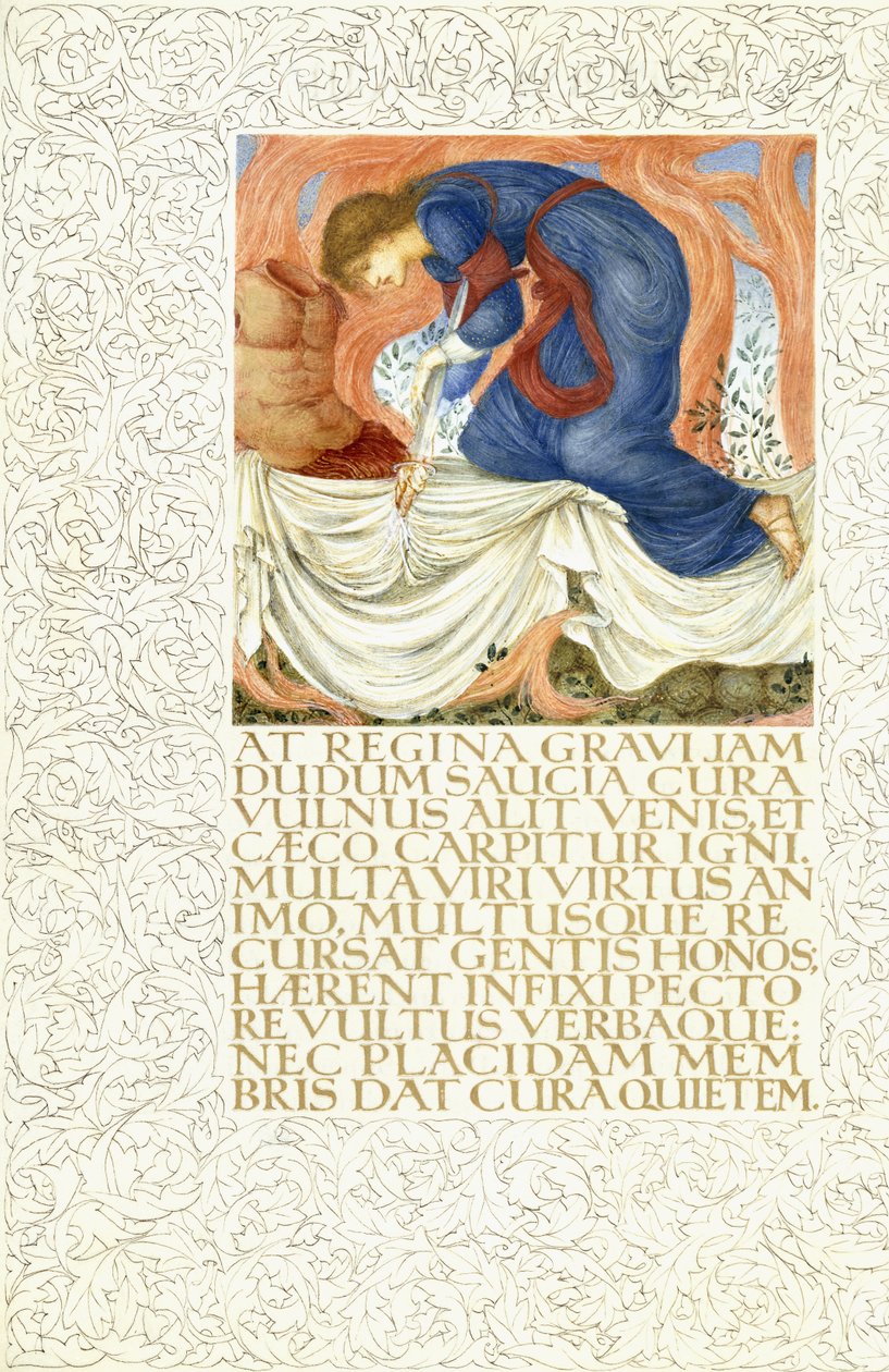 Aeneas and the Sibyl of Caumae, 1874-c.1919 av English School