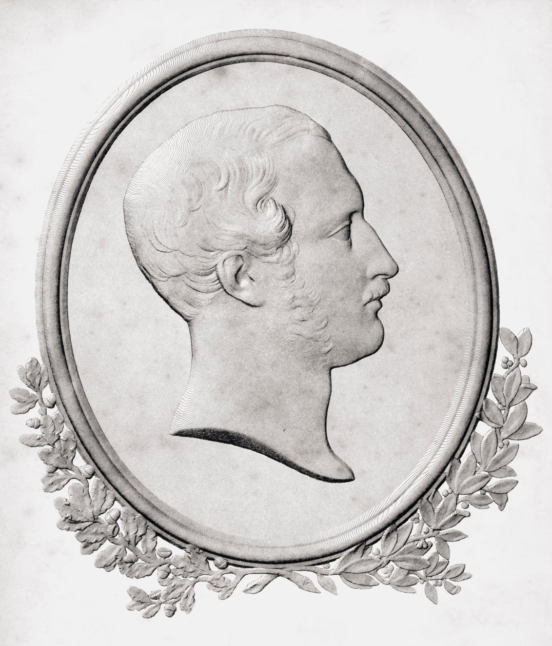 Albert, Prince Consort of Great Britain and Ireland, gravert av C. Chabot, fra 