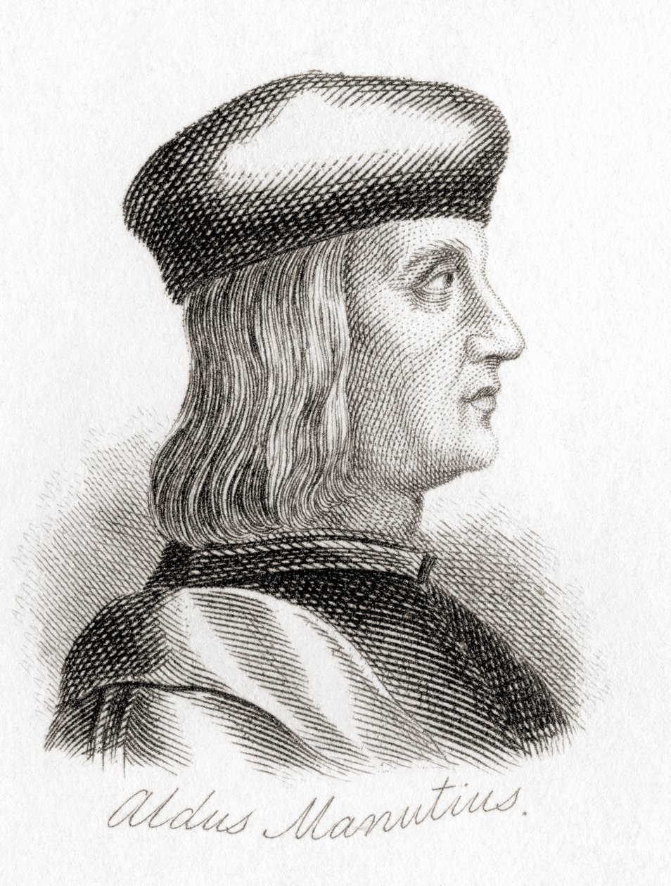 Aldus Pius Manutius av English School
