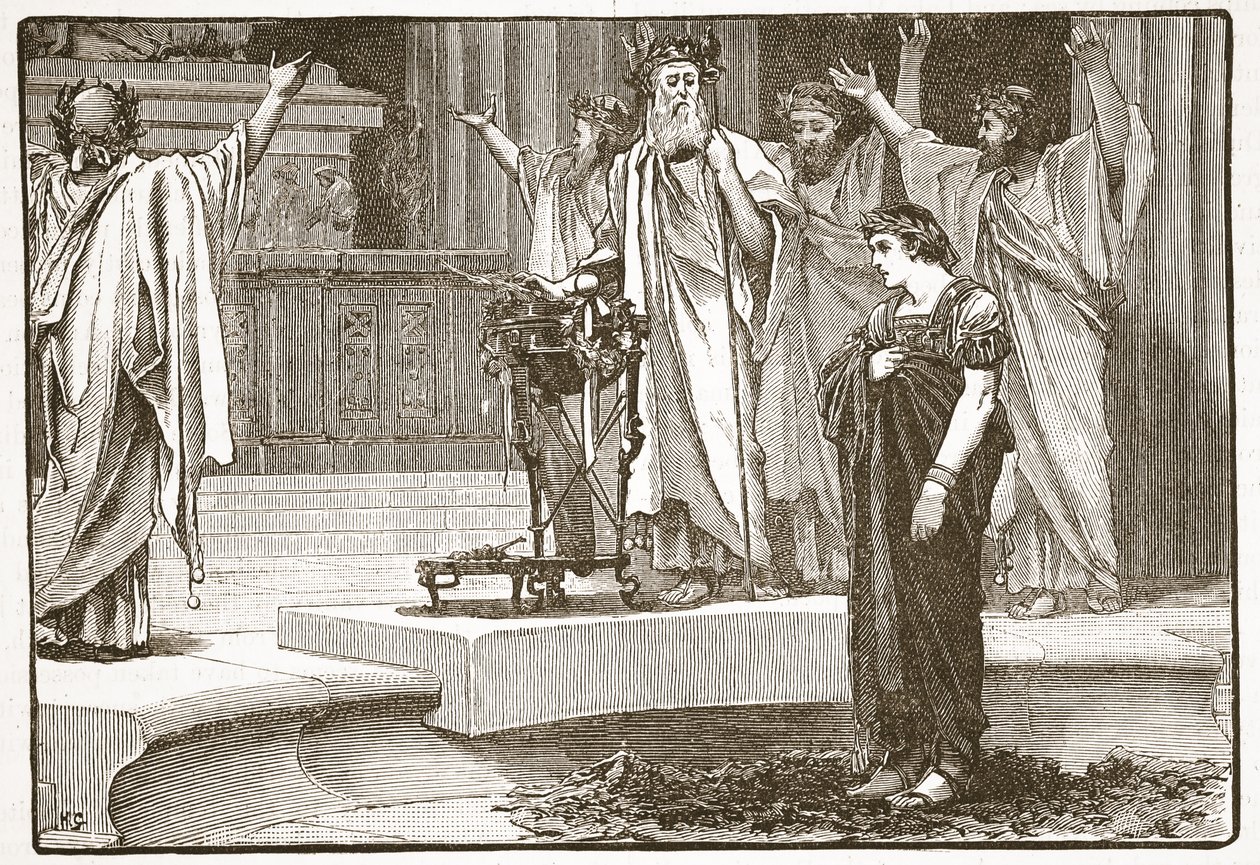 Alexander ved Jupiter Ammons tempel av English School