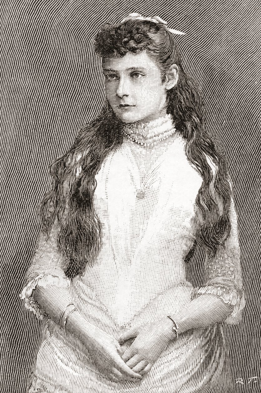 Alix av Hessen og av Rhinen senere Alexandra Feodorovna av English School